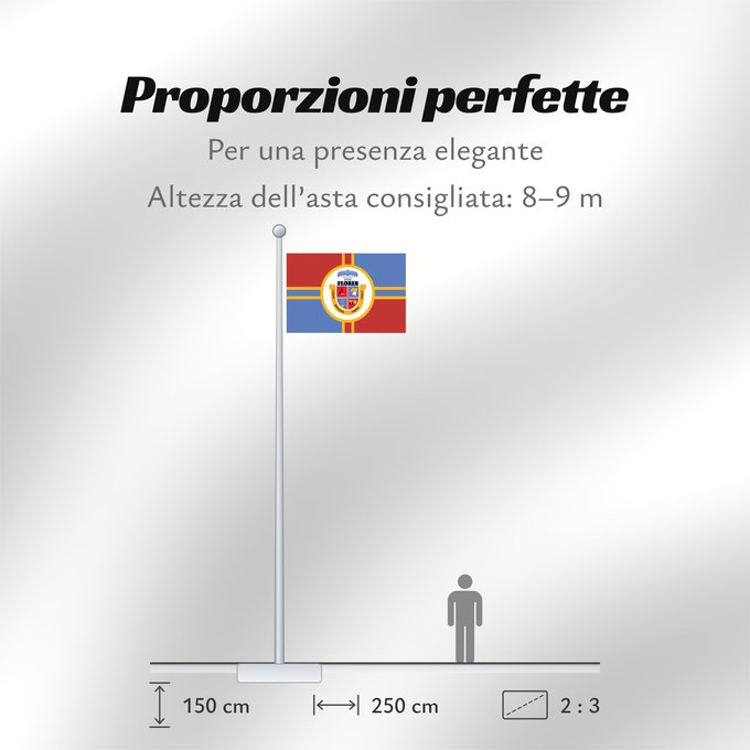 Proporzioni della bandiera: Flores Department	Flores