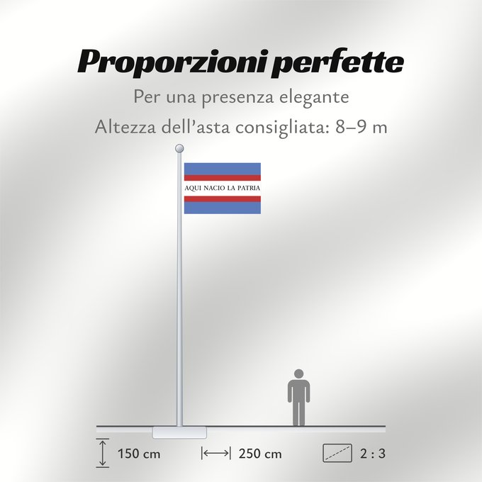 Proporzioni della bandiera: Soriano Department Soriano département de Soriano