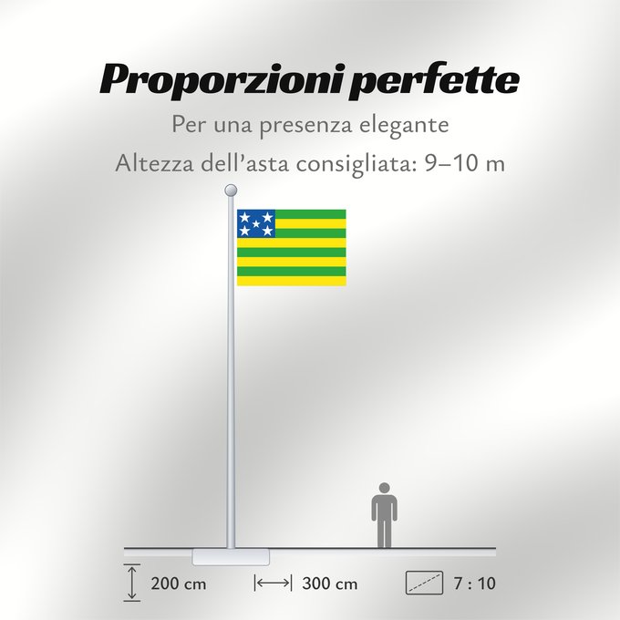 Proporzioni della bandiera: Goiás