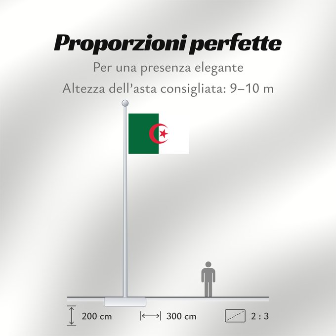 Proporzioni della bandiera: Algeria	L Algérie	Argelia	Algerien	Dell Algeria	Algerije	Argélia	Algierii	Vo Algérie	علم الجزائر	Σημαία της Αλγερίας	Alĝerio	Algerian	דגל אלג יריה	Algéria	Aljazair	アルジェリアの国旗	Asenǧaq n Dzayer	알제리의 국기	Drapèu d Argeria	Флаг Алжира	Alžirije	Algeriets	ⴰⵏⴰⵢ ⴰⴷⵣ