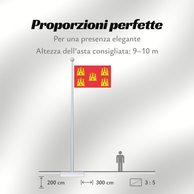 Proporzioni della bandiera: Poitou-Charentes Region Poitou-Charentes in France Région Poitou-Charentes en France