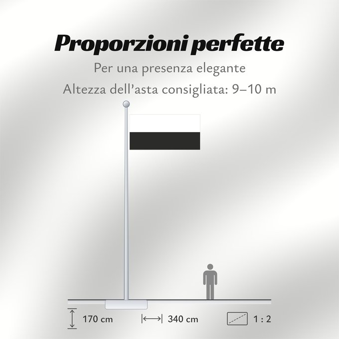 Proporzioni della bandiera: Pahang	 Pahang 	Pahang, Malaysia