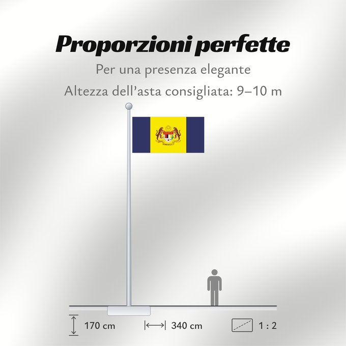 Proporzioni della bandiera: Putrajaya	Putrajaya, Malaysia	Putrajaya 