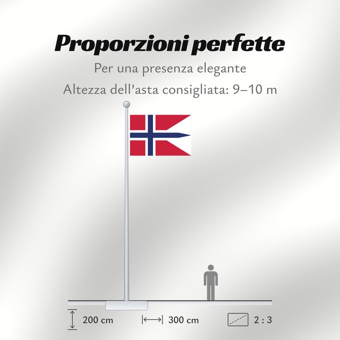 Proporzioni della bandiera: Norway Norvège Noruega Norwegen Norvegia Noorwegen Norwegii Þjóðfáni Noregs Banniel Norvegia Norska Norwy Norges Norvegio Noregs Norveške Norski fáninn Norvegiae Norges flagg Det norske flagget Norgga leavga Stän Norgäna