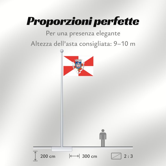 Proporzioni della bandiera: Santarém