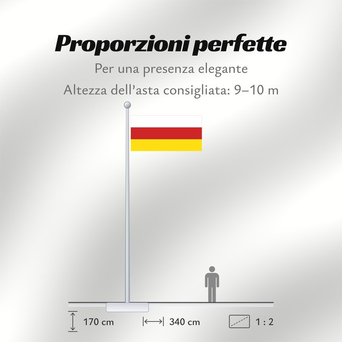 Proporzioni della bandiera: North Ossetia Republic of North Ossetia-Alania North Ossetia-Alania North Osetia-Alania North Ossetia-Alania Nord-Alania Цӕгат Ирыстоны тырыса Флаг Северной Осетии