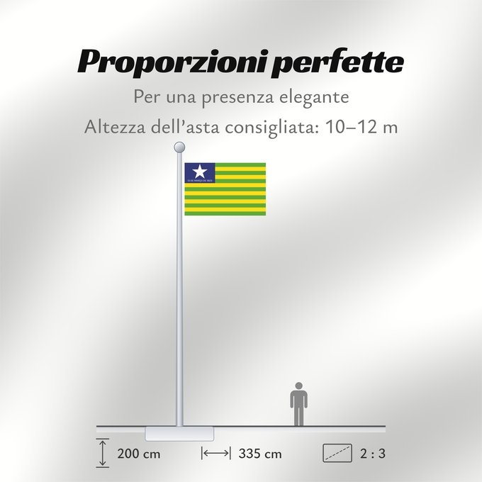 Proporzioni della bandiera: Piauí