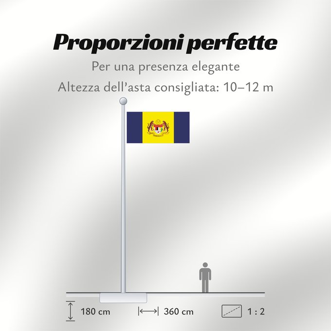 Proporzioni della bandiera: Putrajaya	Putrajaya, Malaysia	Putrajaya 