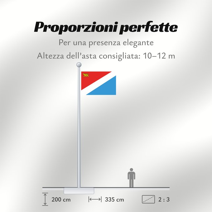 Proporzioni della bandiera: Primorsky Krai Kraï du Primorie Krai de Primorie Primorski Krai