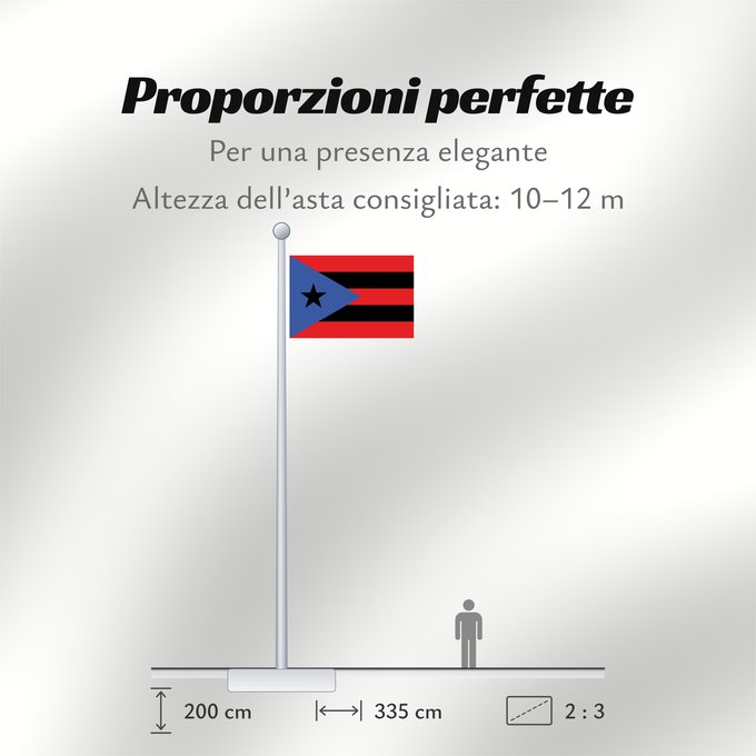 Proporzioni della bandiera: Puerto Rico