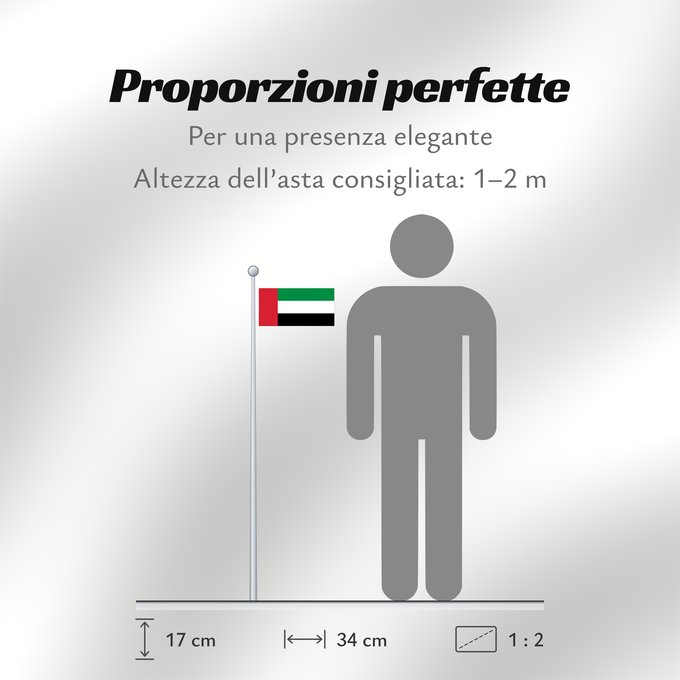 Proporzioni della bandiera: Fujairah	Fuyaira	Fudschaira	United Arab Emirates