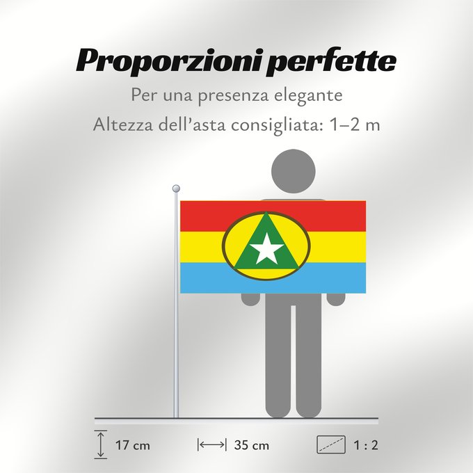 Proporzioni della bandiera: Cabinda