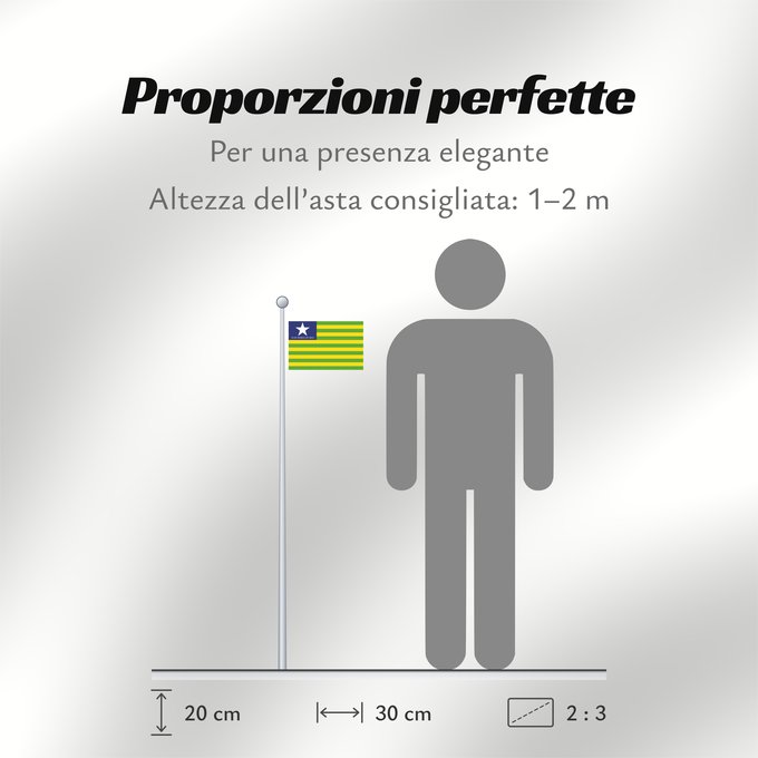 Proporzioni della bandiera: Piauí