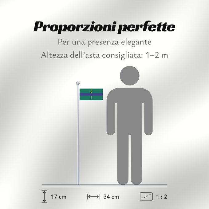 Proporzioni della bandiera: Peterborough, Ontario	Peterborough, Ontario, Canada