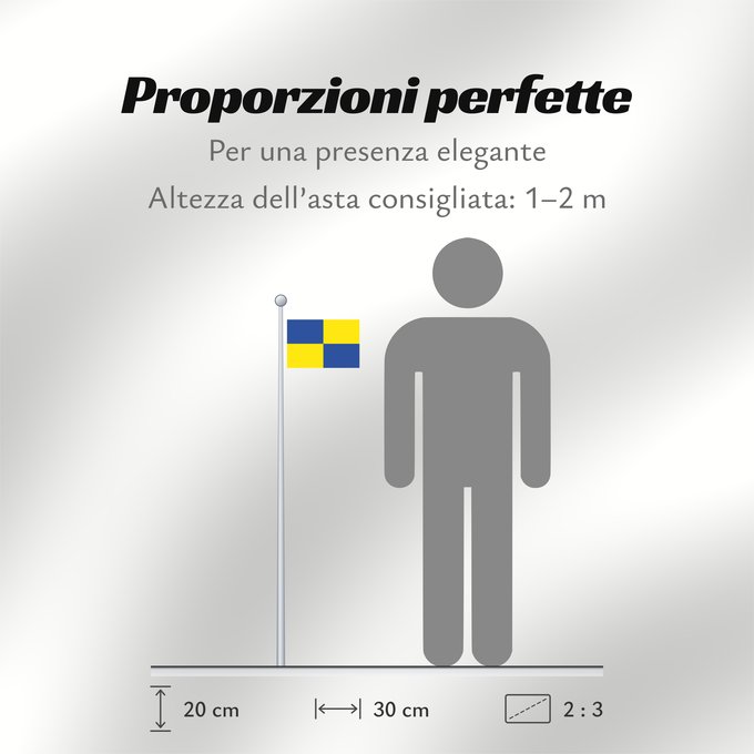 Proporzioni della bandiera: Zapallar	Zapallar, Chile