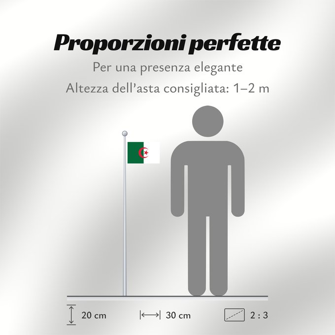 Proporzioni della bandiera: Algeria L Algérie Argelia Algerien Dell Algeria Algerije Argélia Algierii Vo Algérie علم الجزائر Σημαία της Αλγερίας Alĝerio Algerian דגל אלג יריה Algéria Aljazair アルジェリアの国旗 Asenǧaq n Dzayer 알제리의 국기 Drapèu d Argeria Флаг Алжира Alžirije Algeriets ⴰⵏⴰⵢ ⴰⴷⵣ