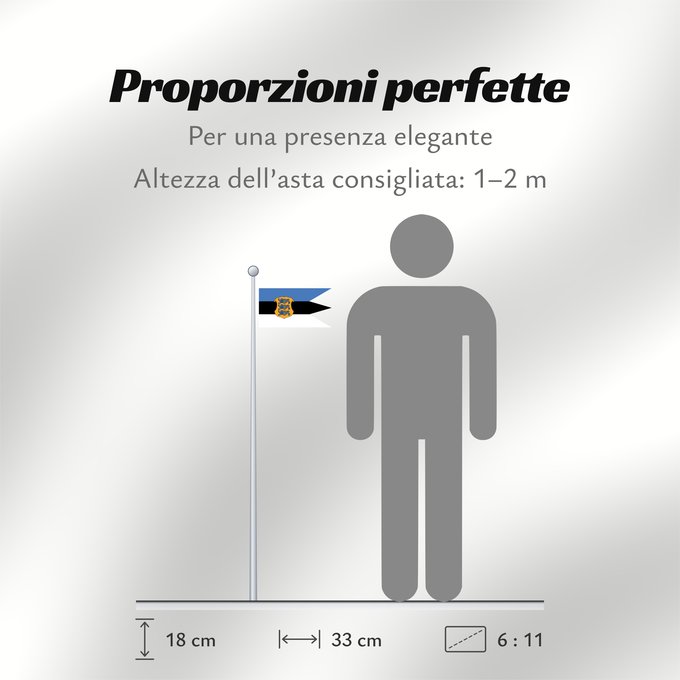 Proporzioni della bandiera: Naval Ensign of Estonia