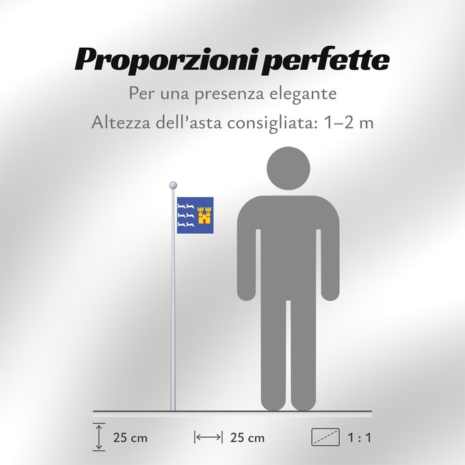 Proporzioni della bandiera: Oulun lääni