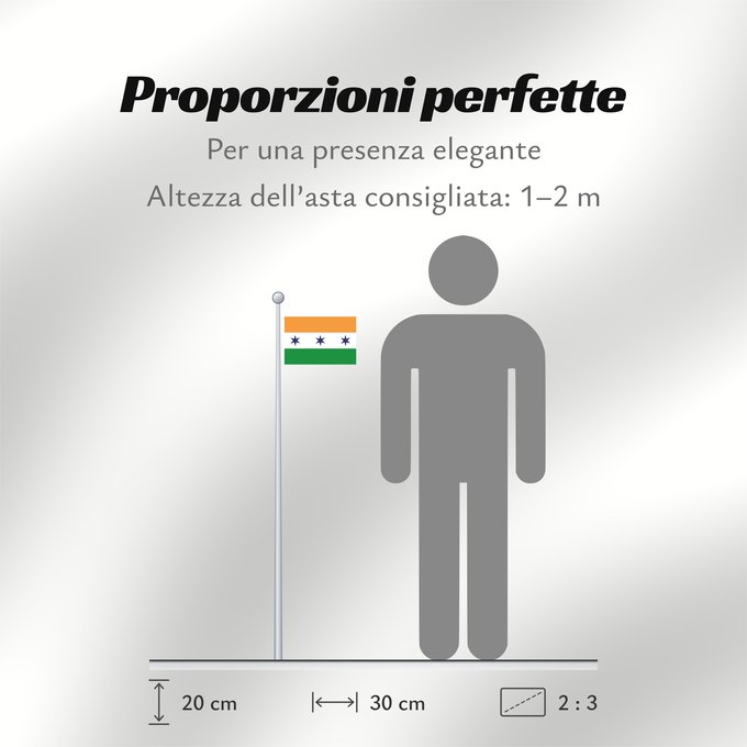 Proporzioni della bandiera: CJP