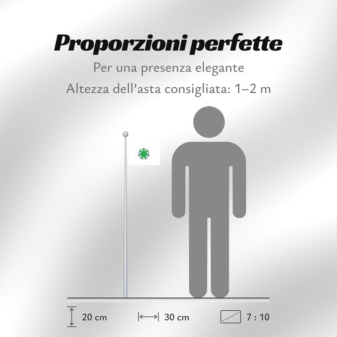 Proporzioni della bandiera: Aomori