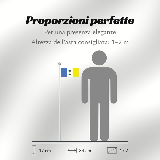 Proporzioni della bandiera: Pulau Pinang