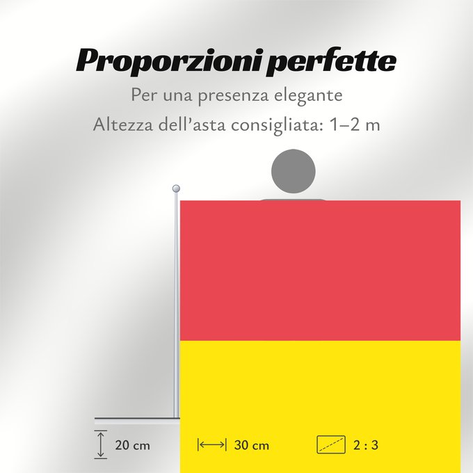Proporzioni della bandiera: Pretoria, South Africa	Pretoria