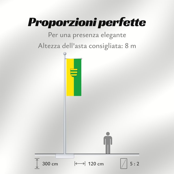 Proporzioni della bandiera: Filderstadt (Region Stuttgart)