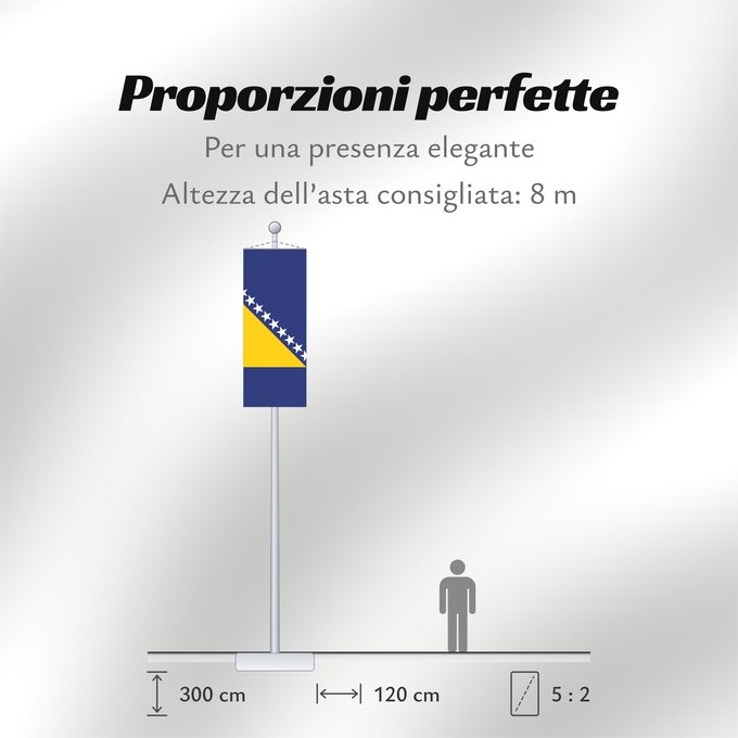 Proporzioni della bandiera: Bosnia and Herzegovina	Bosnie-Herzégovine	Bosnia y Herzegovina	Bosnien und Herzegowina	Bosnia-Erzegovina	Bosnië en Herzegovina	Bośni i Hercegowiny	علم البوسنة والهرسك	Bosne i Hercegovine	Bosny a Hercegoviny	Боснꙑ ꙁнамѧ / Ⰱⱁⱄⱀⱏⰺ ⰸⱀⰰⰿⱔ	Bosnien-Hercegovinas	