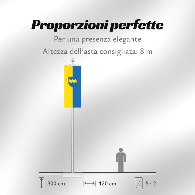 Proporzioni della bandiera: Pfaffenhofen a.d.Ilm, St (Oberbayerns Städte)