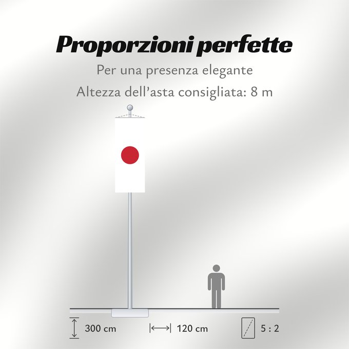 Proporzioni della bandiera: Japan	Japon	Japón	Giappone