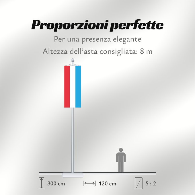 Proporzioni della bandiera: Luxembourg Luxemburgo Luxemburg Lussemburghese Luksemburga Сцяг Люксембурга Национално знаме на Люксембург Banniel Luksembourg Lucemburská vlajka Luxembourgs Σημαία του Λουξεμβούργου Luksemburgi lipp پرچم لوکزامبورگ Luxemburgin Lucsamburg ლუქსემბურგის დრო