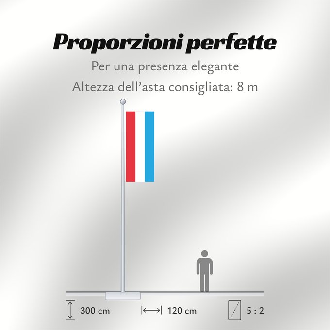 Proporzioni della bandiera: Luxembourg	Luxemburgo	Luxemburg	Lussemburghese	Luksemburga	Сцяг Люксембурга	Национално знаме на Люксембург	Banniel Luksembourg	Lucemburská vlajka	Luxembourgs	Σημαία του Λουξεμβούργου	Luksemburgi lipp	پرچم لوکزامبورگ	Luxemburgin	Lucsamburg	ლუქსემბურგის დრო