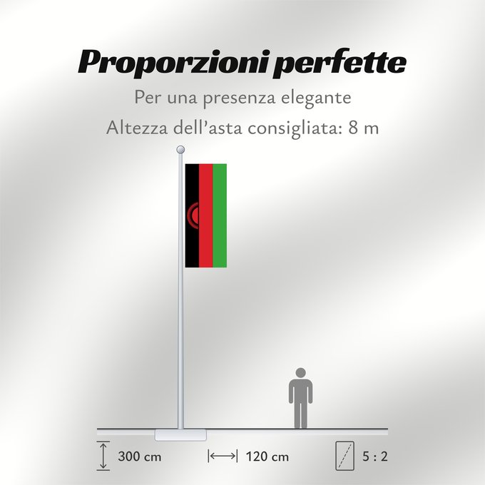 Proporzioni della bandiera: Malawi Malaui የማላዊ ሰንደቅ ዓላማ علم ملاوي Malawis Malavio Maláive Mbendera ya Malaŵi Флаг Малави Malavija Malaawi