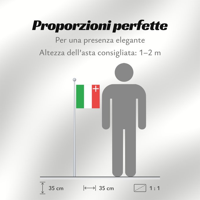 Proporzioni della bandiera: Neuchâtel (fr)