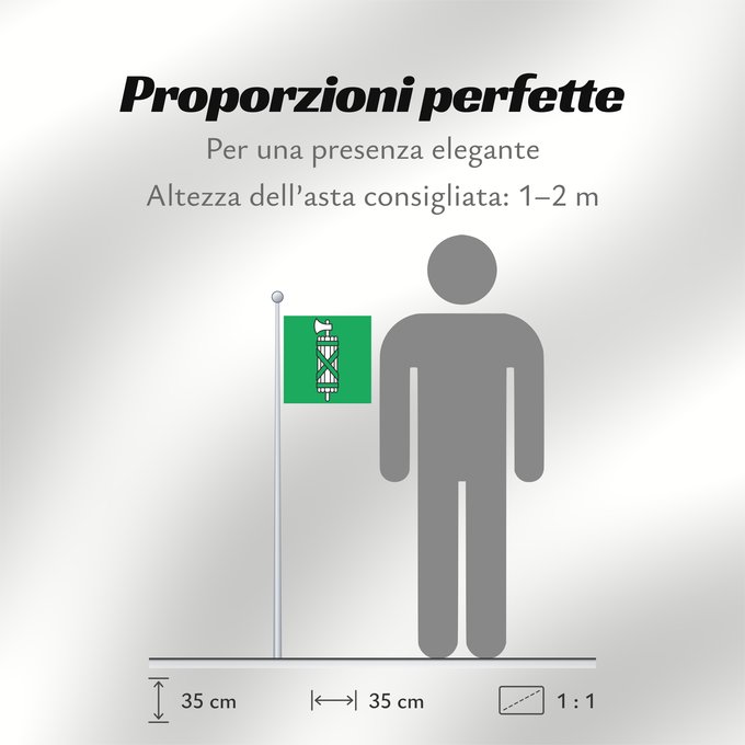 Proporzioni della bandiera: Canton of Sankt Gallen	Canton of St. Gallen	Saint-Gall	San Galo o San Gall	St. Gallen 	St. Gallen	Canton of Sankt Gallen  Saint Gallen