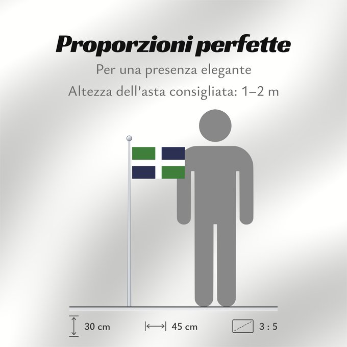 Proporzioni della bandiera: Oxfordshire