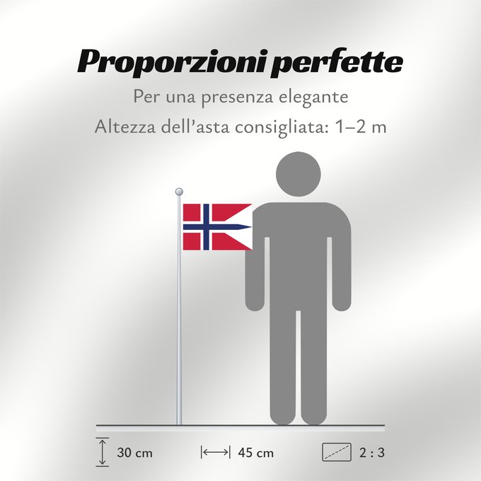 Proporzioni della bandiera: Norway	Norvège	Noruega	Norwegen	Norvegia	Noorwegen	Norwegii	Þjóðfáni Noregs	Banniel Norvegia	Norska	Norwy	Norges	Norvegio	Noregs	Norveške	Norski fáninn	Norvegiae	Norges flagg	Det norske flagget	Norgga leavga	Stän Norgäna