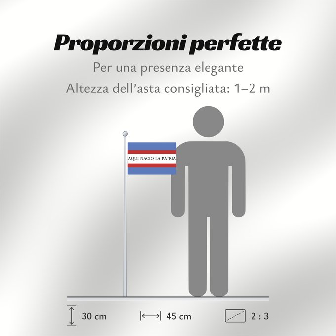 Proporzioni della bandiera: Soriano Department Soriano département de Soriano