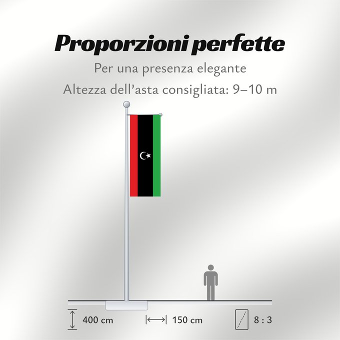 Proporzioni della bandiera: Libya	The national flag of Libya	La Libye	Libia	Libyen	Libië	Líbia	علم ليبيا	Banniel Libia	Libije	Liibüa lipp	דגל לוב	リビアの国旗。	리비아의 국기	Libyas flagg	Libiei	Флаг Ливии	ⵍⵉⴱⵢⴰ ⴰⵛⵏⵢⴰⵍ ⵏ ⵍⵉⴱⵢⴰ