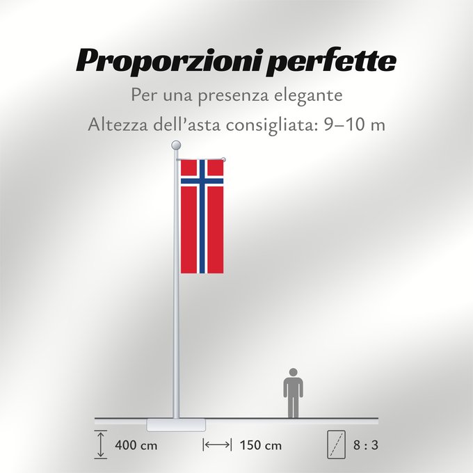 Proporzioni della bandiera: Norway Norvège Noruega Norwegen Norvegia Noorwegen Norwegii علم النرويج Сцяг Нарвегіі Banniel Norvegia Norska Norwy Norges Norvegio Norjan Noregs Norveške Norski fáninn 노르웨이의 국기 Norvegiae Norges flagg Det norske flagget Þjóðfáni Noregs Norgga leavga Прапо
