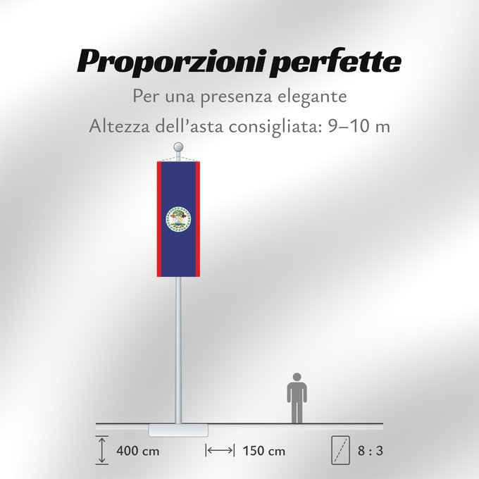 Proporzioni della bandiera: Belize Belice Banniel Belize Belizen Belizae Флаг Белиза Belizeja Belizes Quốc kỳ Belize