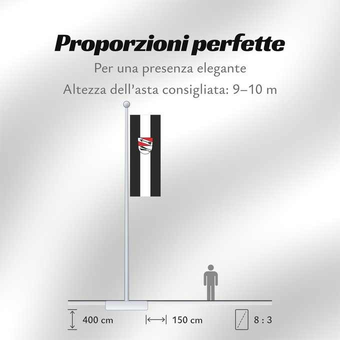 Proporzioni della bandiera: Pfaffenhofen a.d.Glonn (Münchener Umland)