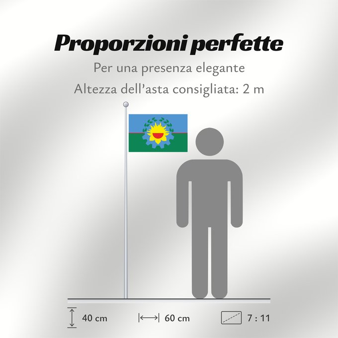 Proporzioni della bandiera: Provincia de Buenos Aires	Buenos Aires Province	Province de Buenos Aires	Buenos Aires (Provinz)	Provincia di Buenos Aires