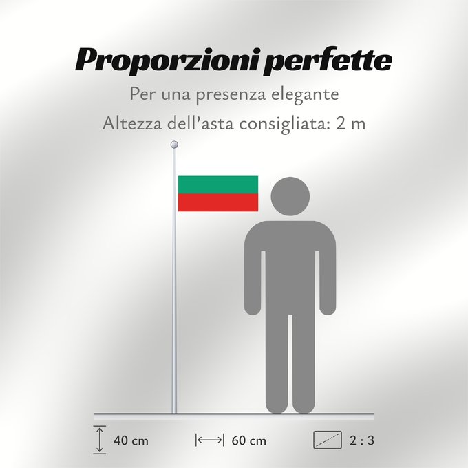 Proporzioni della bandiera: Bulgaria	La Bulgarie	Bulgarien	Bulgara	Bulgarije	Bulgária	Bułgarii	Национално знаме на България	Bulharská vlajka	ꙁна́мѧ Блъгарі́ꙗ	Bulgariens	Σημαία της Βουλγαρίας	Bulgaaria lipp	Bulgarian	Bulgáire	דגל בולגריה	Bugarske	ბულგარეთის დროშა	Bulgaresche Fändel	B