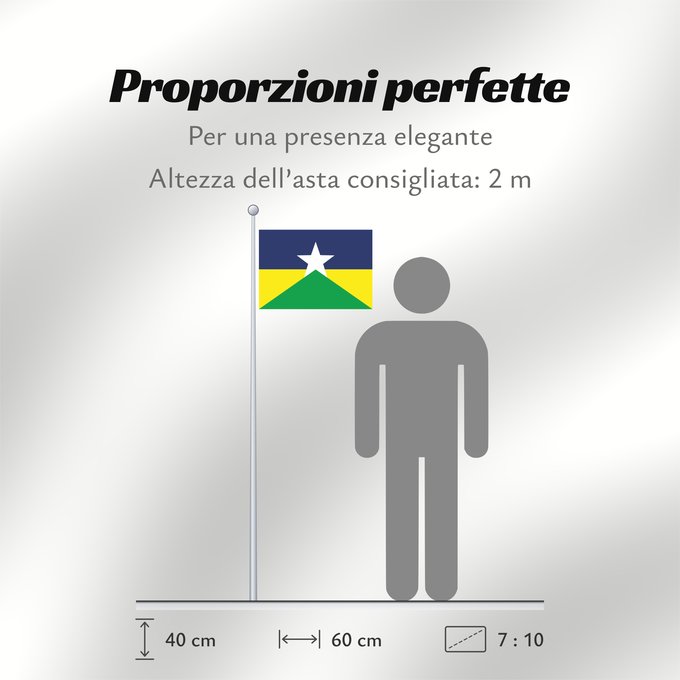 Proporzioni della bandiera: Rondônia