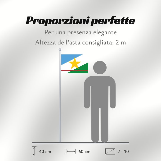 Proporzioni della bandiera: Roraima