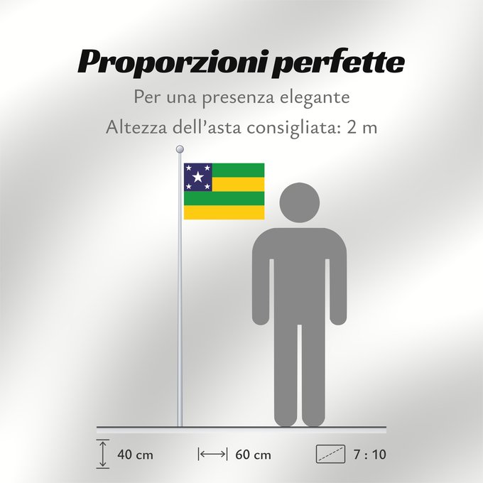 Proporzioni della bandiera: Sergipe State of Sergipe, Brazil Sergipe, Brasil
