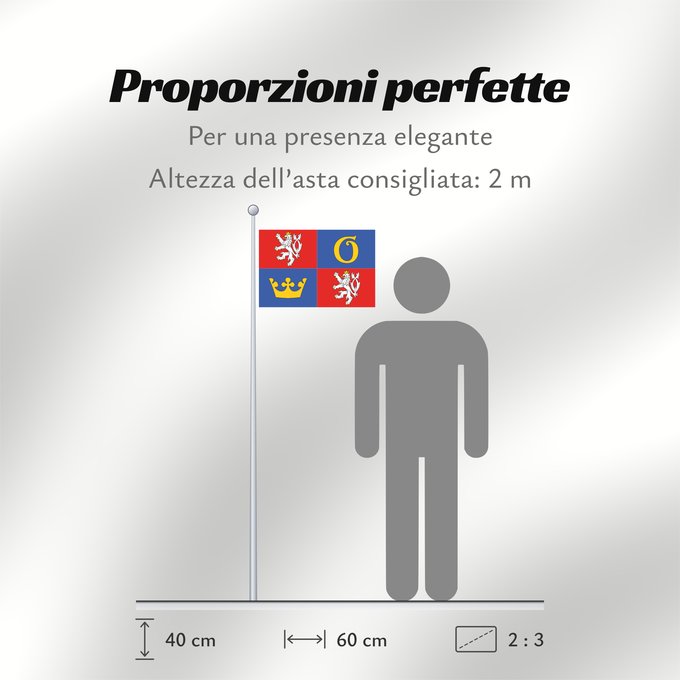 Proporzioni della bandiera: Hradec Kralove Region	Hradec Králové Region	Région de Hradec Králové	Región de Hradec Králové	Region Hradec Králové	Regione di Hradec Králové