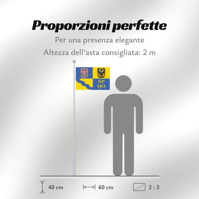 Proporzioni della bandiera: Olomouc Region Région d'Olomouc Región de Olomouc Region Olomouc Olomouckého kraje