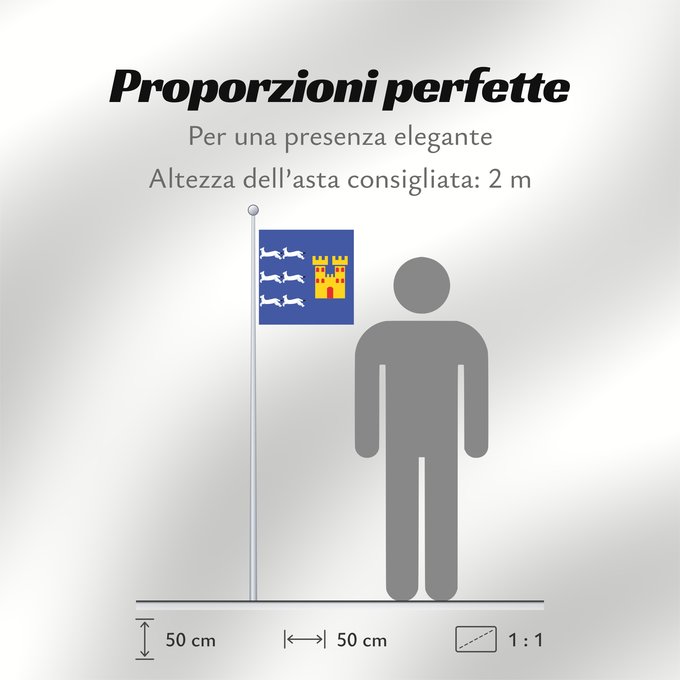 Proporzioni della bandiera: Oulun lääni